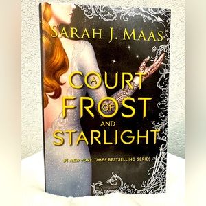 A Court of Frost and Starlight by Sarah J Maas Hardback original cover